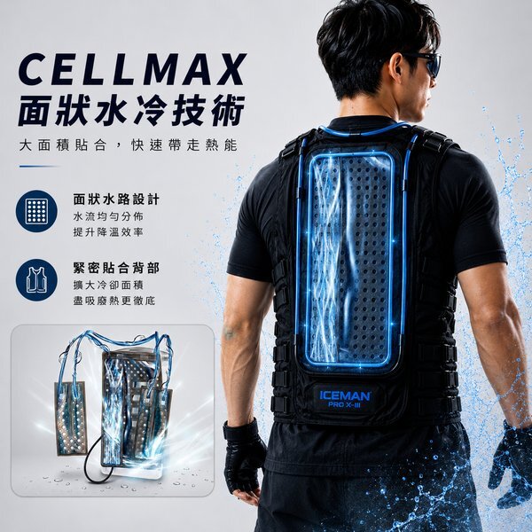 天掌五金｜ICEMAN PRO X-III 旗艦水冷服CELLMAX