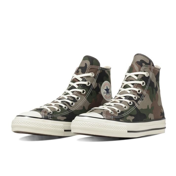 Converse AS Aged Woodlandcamo HI 日本限定 迷彩 男女 高筒 帆布鞋 31318220