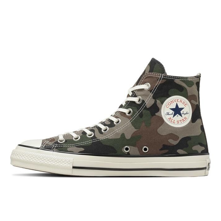 Converse AS Aged Woodlandcamo HI 日本限定 迷彩 男女 高筒 帆布鞋 31318220