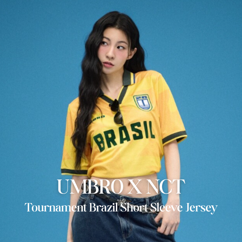 【代購】UMBRO X NCT WISH Tournament 巴西短袖球衣 足球風 Jersey 短T 應援服 / BRAZIL