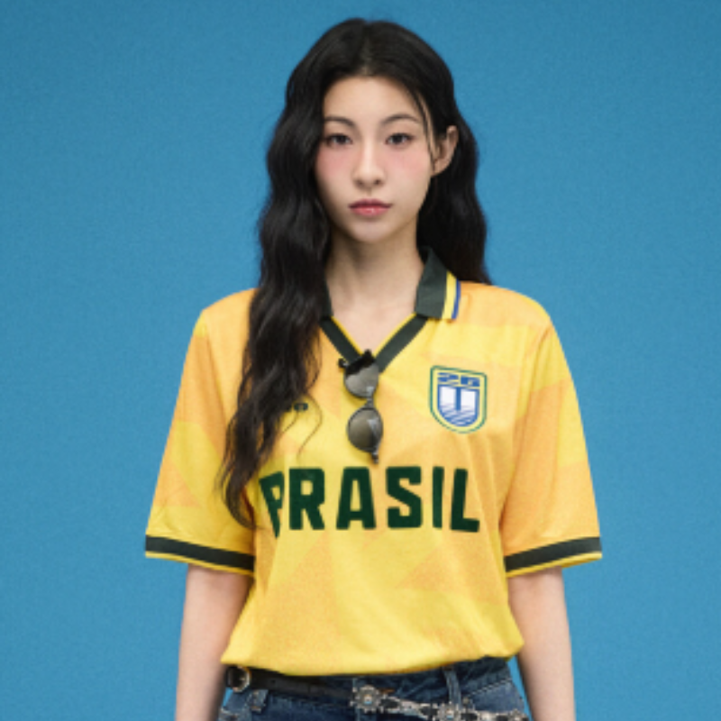 【代購】UMBRO X NCT WISH Tournament 巴西短袖球衣 足球風 Jersey 短T 應援服 / BRAZIL