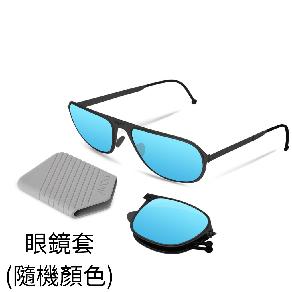 HKHG0602-008 Gang Matte Black / Blue Mirror (8601-13.63)送 膠質眼鏡套(隨機顏色) (K1/K100/K150/K200)