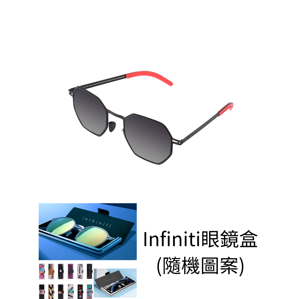 HKHG0602-013 Inthiniti ZINC II6001 Lightweight sunglasses Matte Black / Grey Gradient 13.41送 Infiniti眼鏡盒(隨機圖案) (R1/R100/R150/R200)