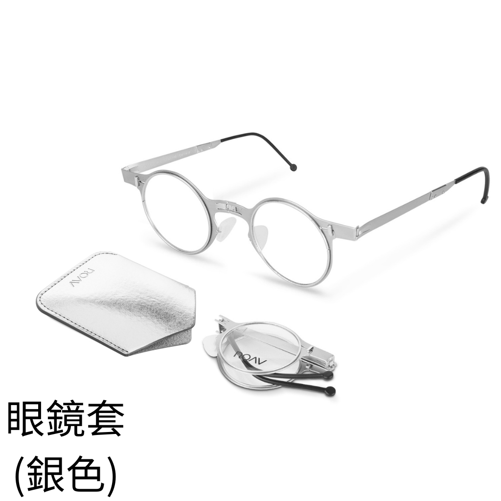 HKHG0602-021 Bombay Brush Silver with Blue Ray lens (6010-11)送 仿PU質料眼鏡套(銀色) (AC1/AC100/AC150/AC200)