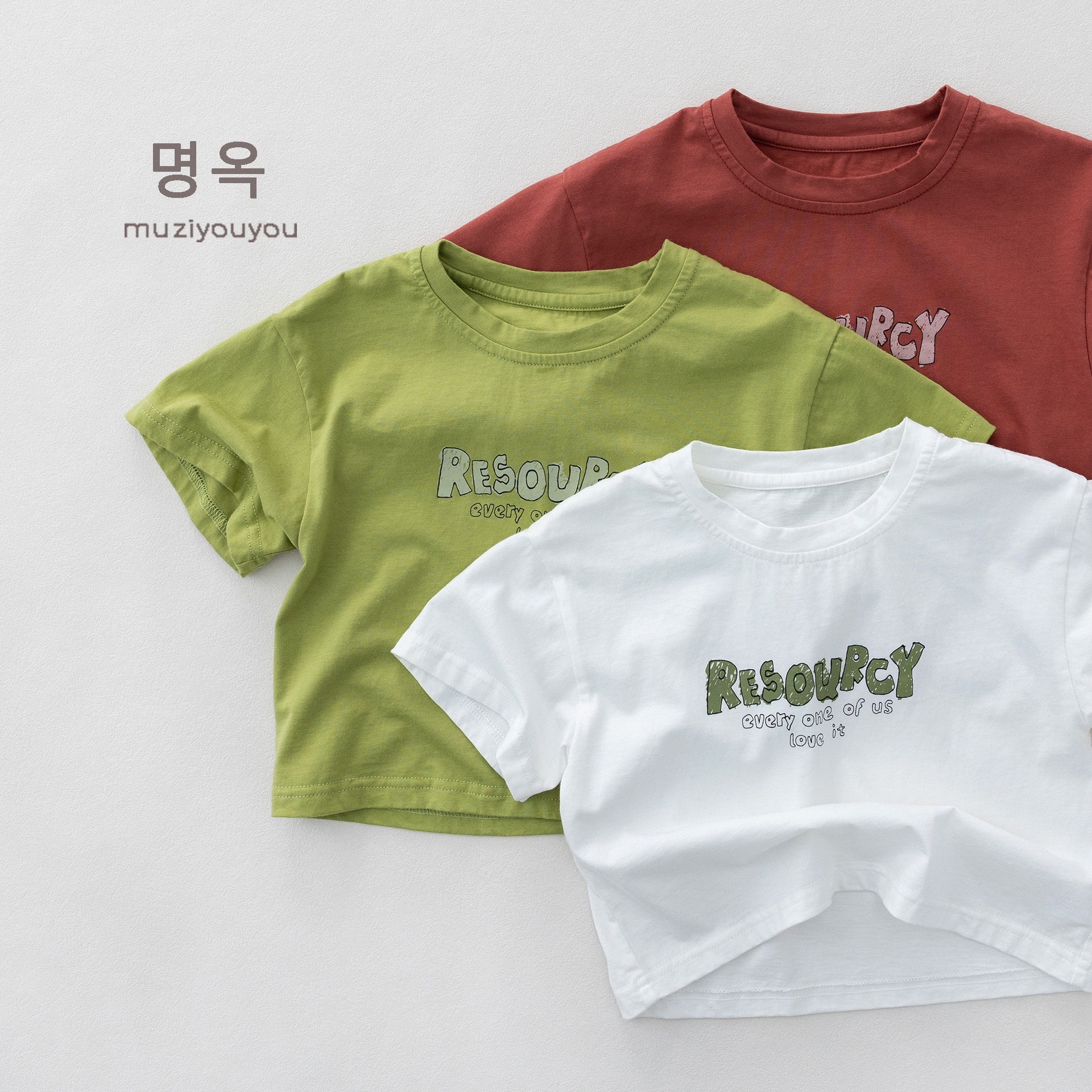 三色百搭圓領POP TEE  ꒱