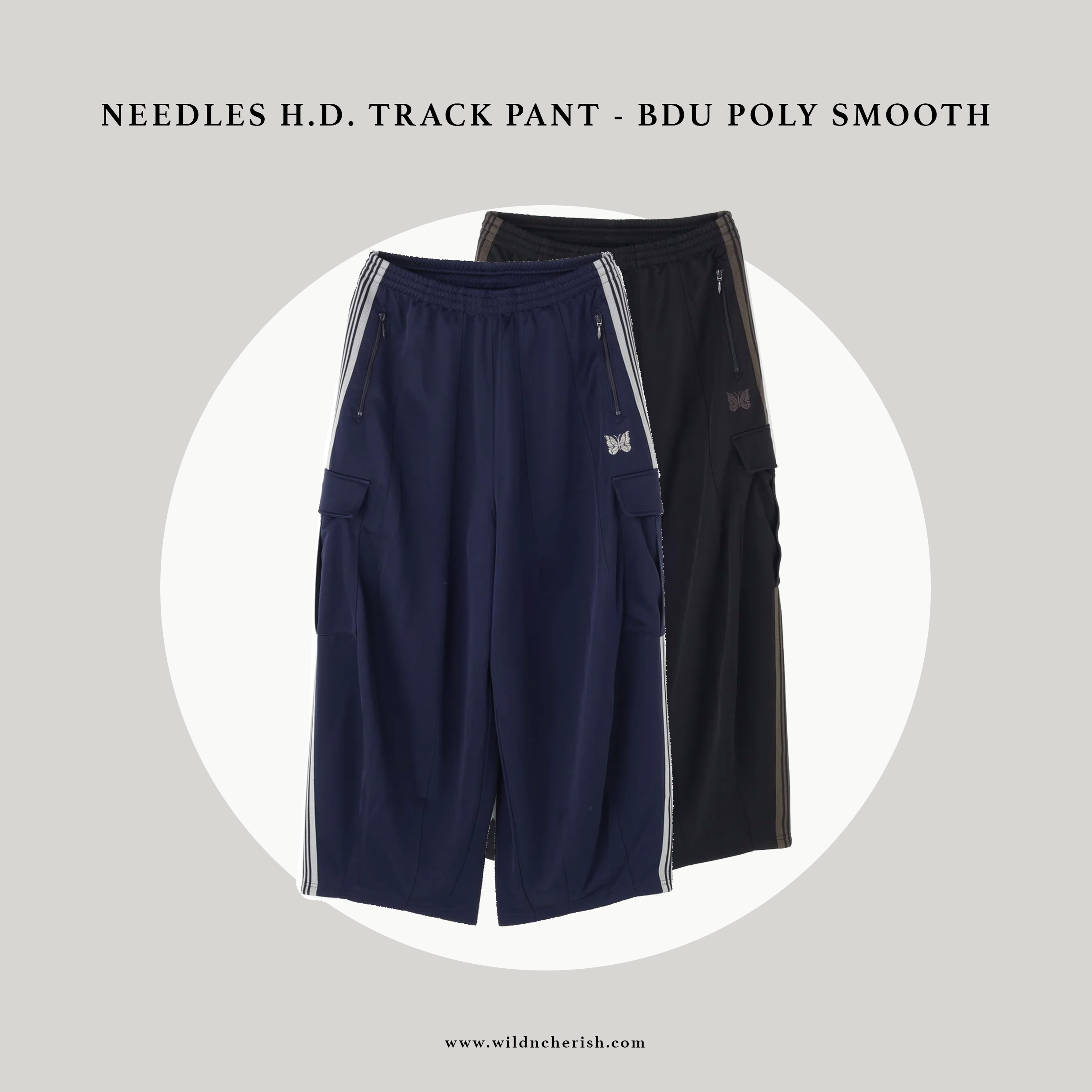 預訂 | NEEDLES H.D. TRACK PANT - BDU POLY SMOOTH 別注 春夏款