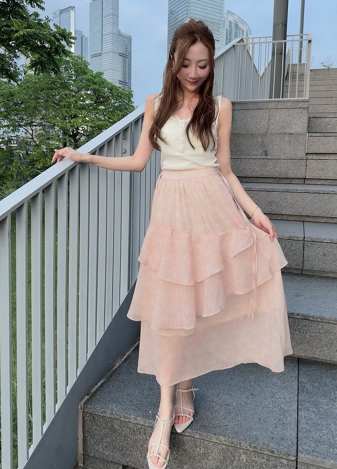 *BJ2 MADE SERIES* THE FLANERIE PASTEL FLOWY DRESS 260602