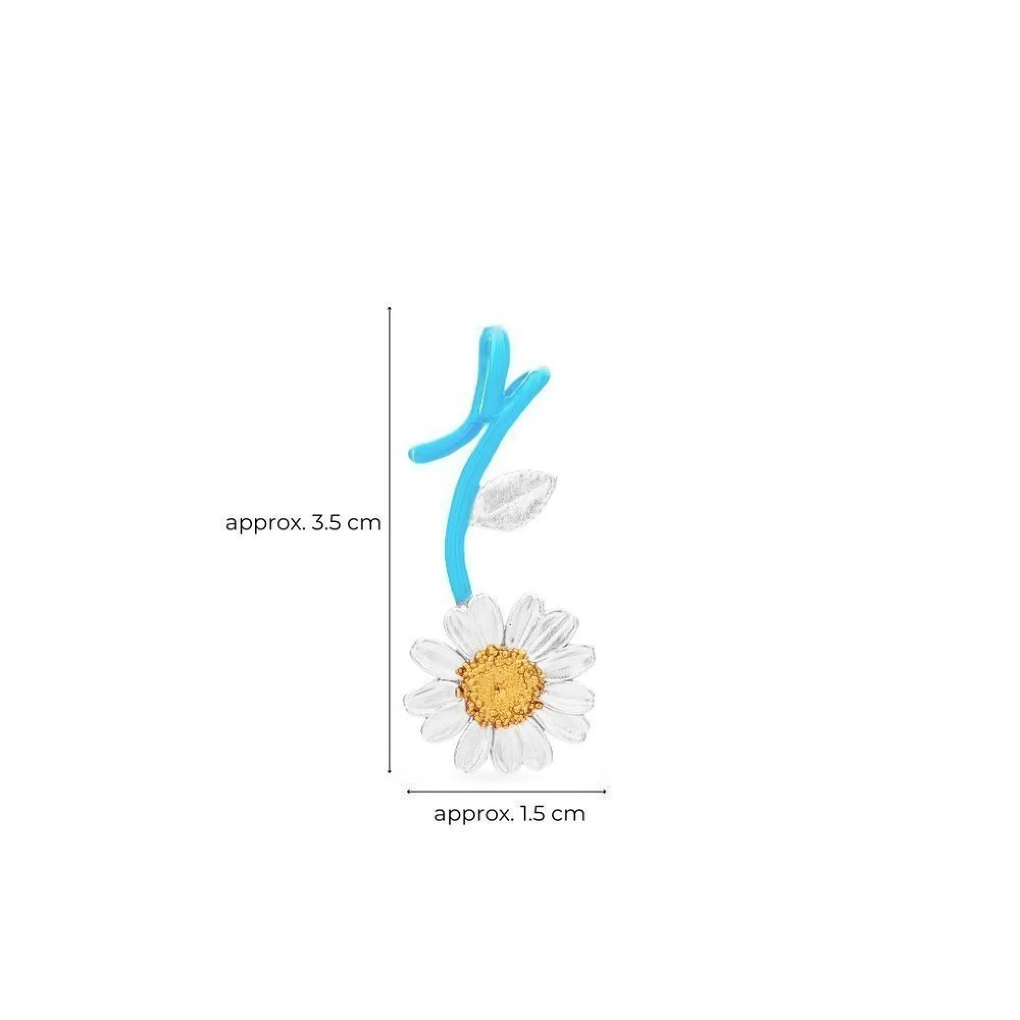 1TA0530-470 [THALLO] 瑪吉亞雛菊吊墜 24K 金和純銀藍色 #s754b (EU)