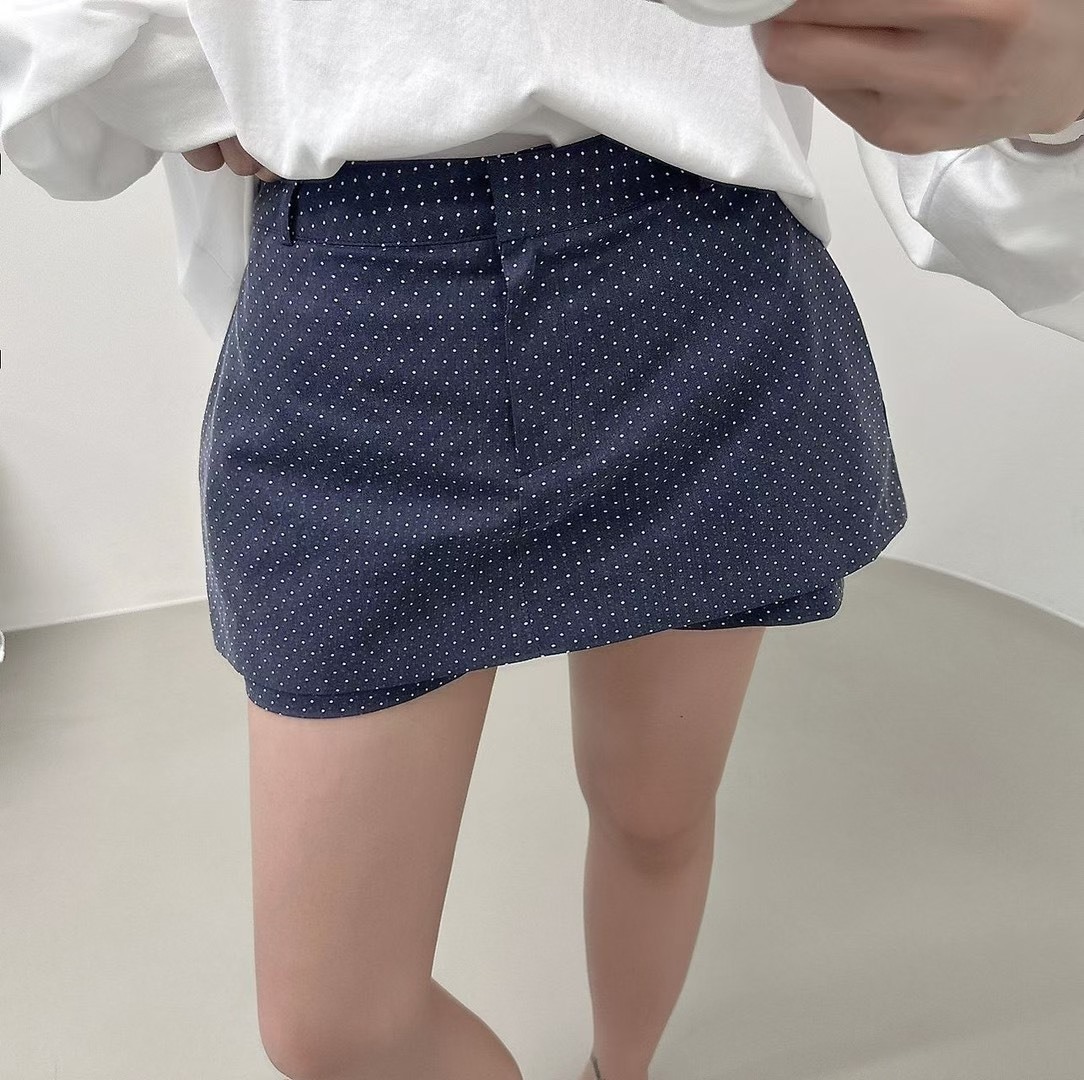 小點點褲裙