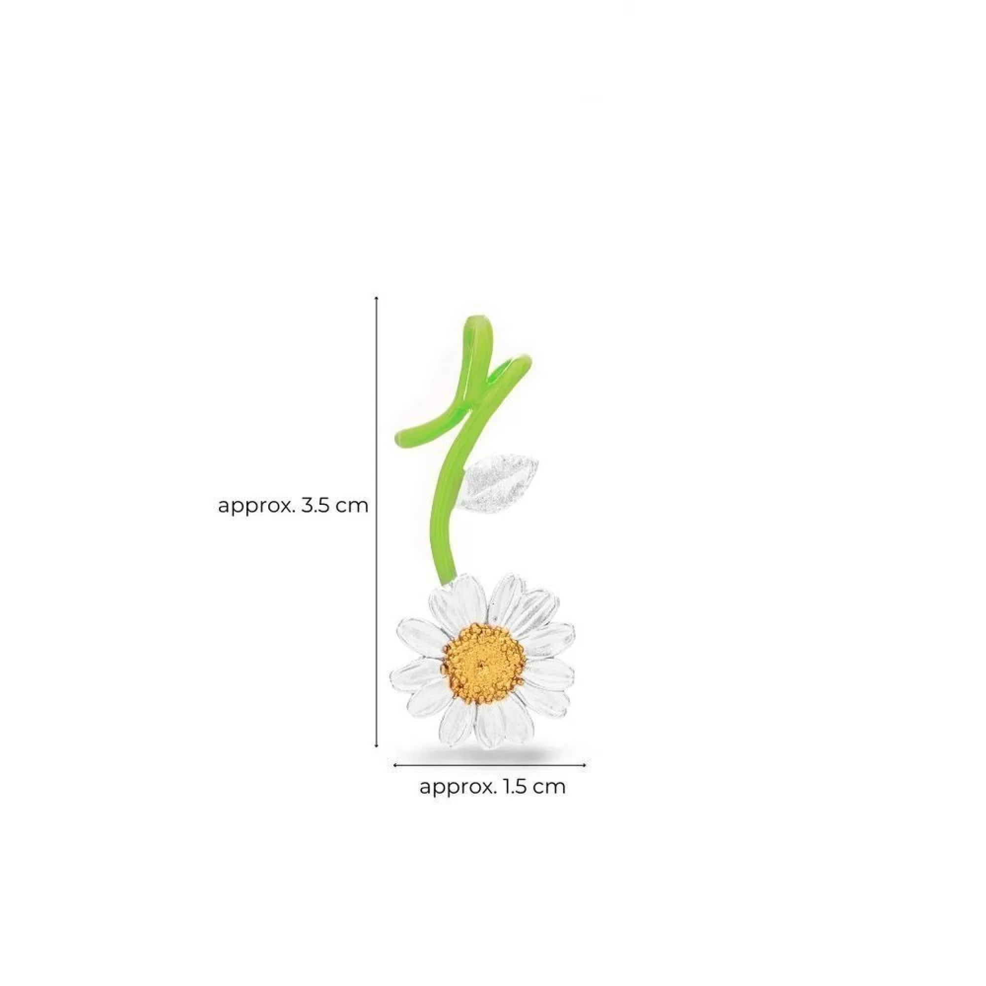 1TA0530-473 [THALLO] 瑪吉亞雛菊吊墜 24K 金和純銀綠色 #s754b (EU)