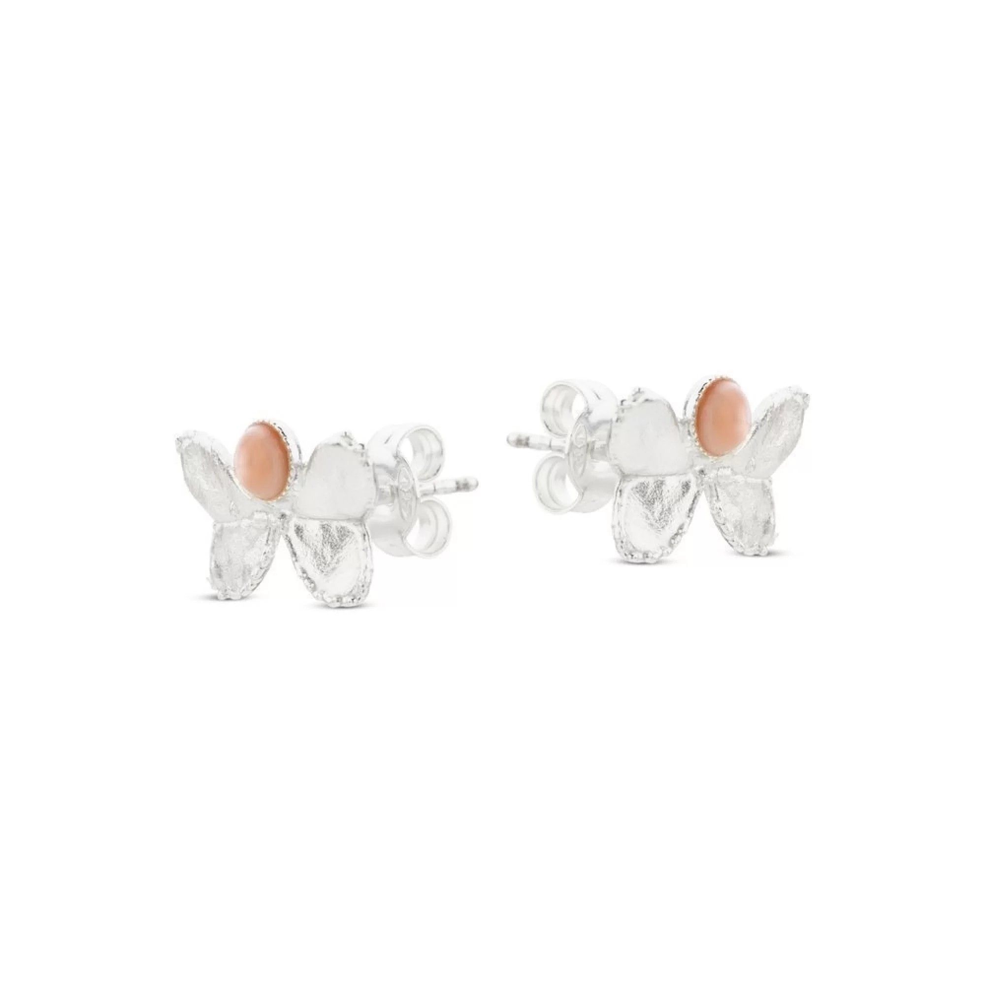 1TA0530-486 [THALLO] 三葉草耳環迷你耳釘，純銀 #s823a (EU)