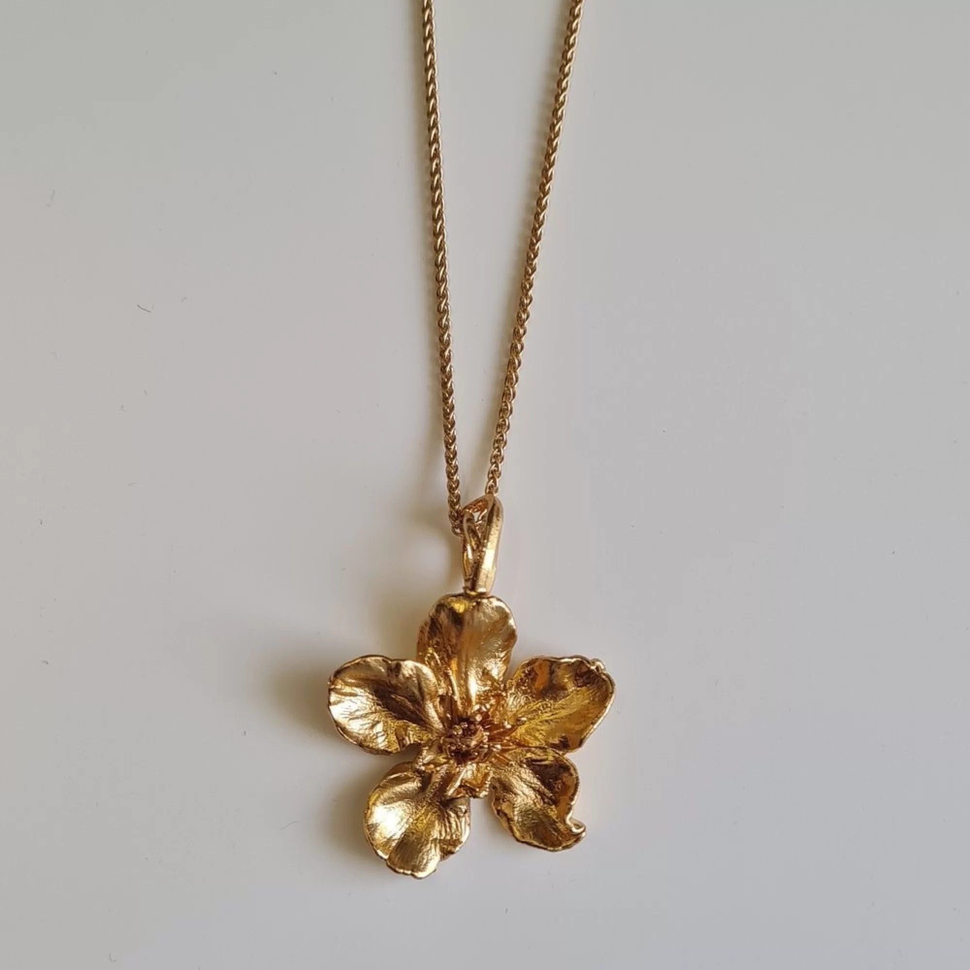 1TA0530-489 [THALLO] Pendant 24k Gold Vermeil On Sterling Silver #s815b (EU)