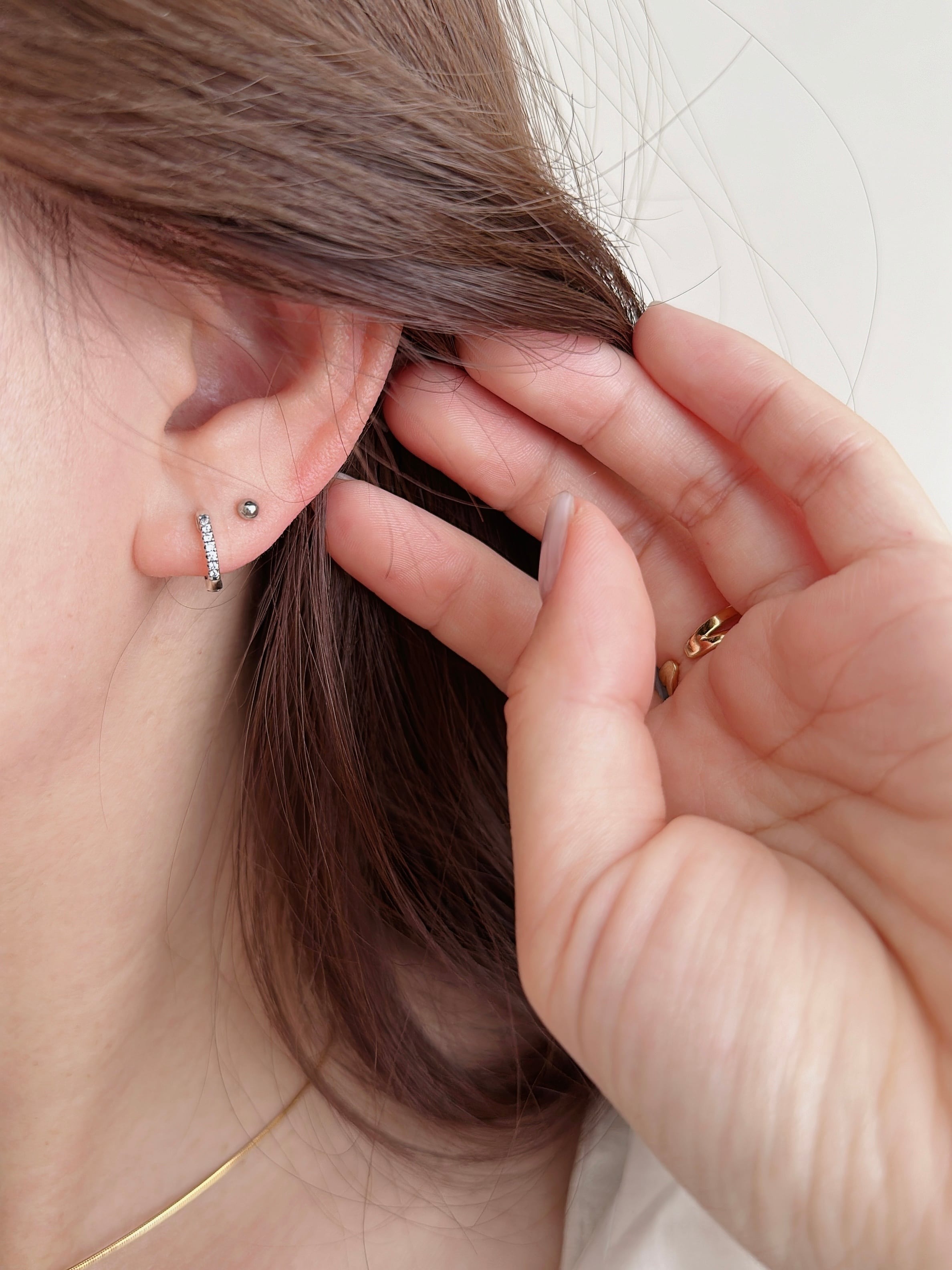 SS mini ball pierce