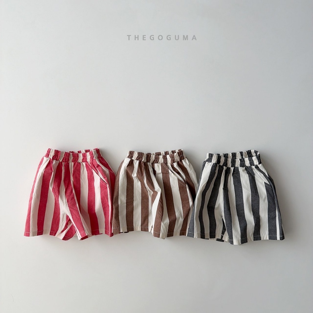 韓國🇰🇷THEGOGUMA 復古條紋短褲(XS-XL/JS-JL)