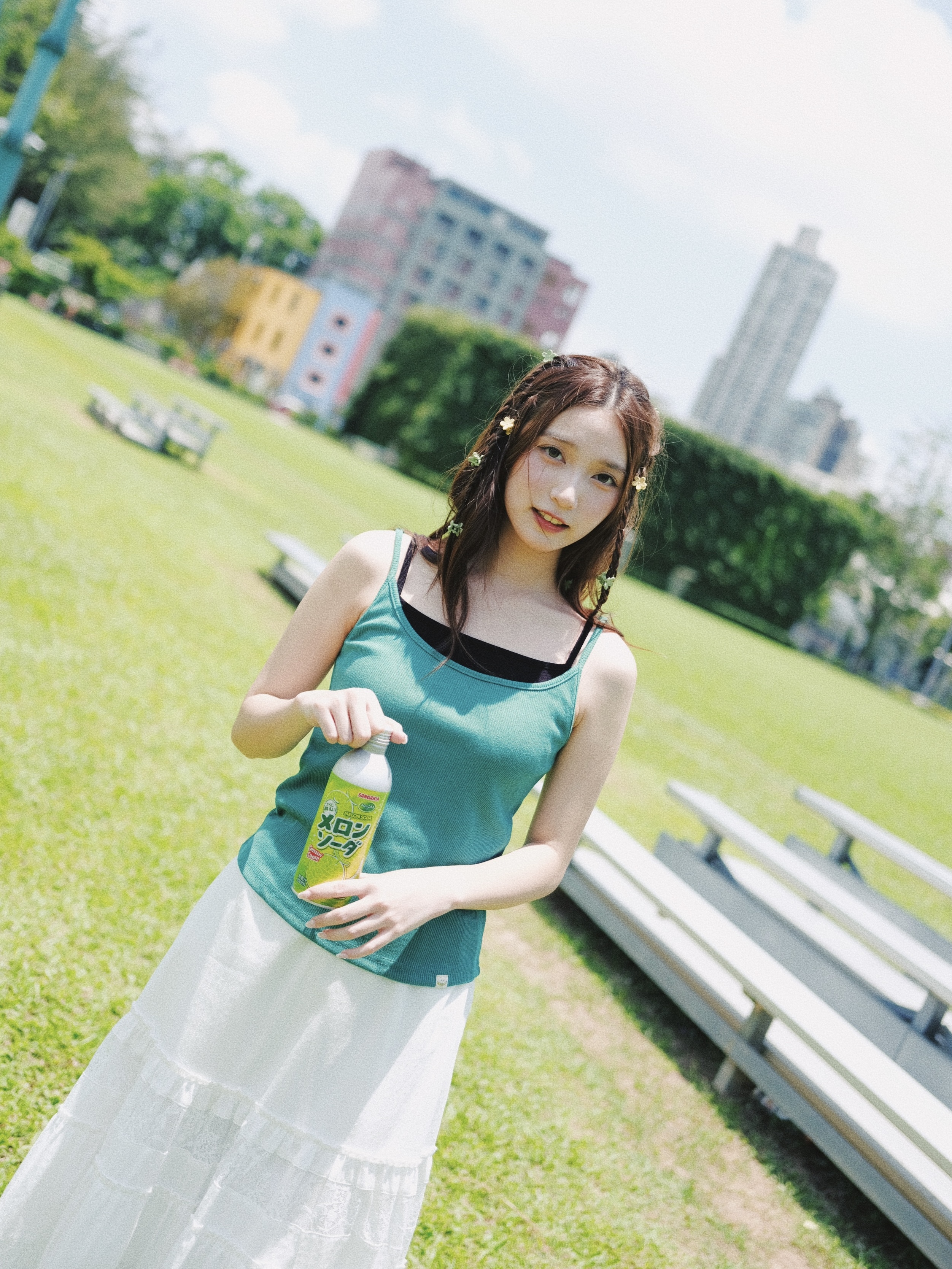 五色／A－羅紋外搭背心／Ribbed Tank Top