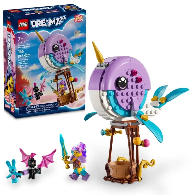 【玩具研究中心】LEGO 樂高 DREAMZzz 伊茲的獨角鯨熱氣球 71472