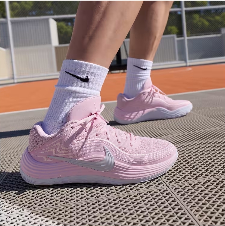 （海外連線代購）男鞋 NIKE PRECISION 8 LOW 精密8 櫻花粉 粉色 實戰 籃球鞋【IV3215-616】