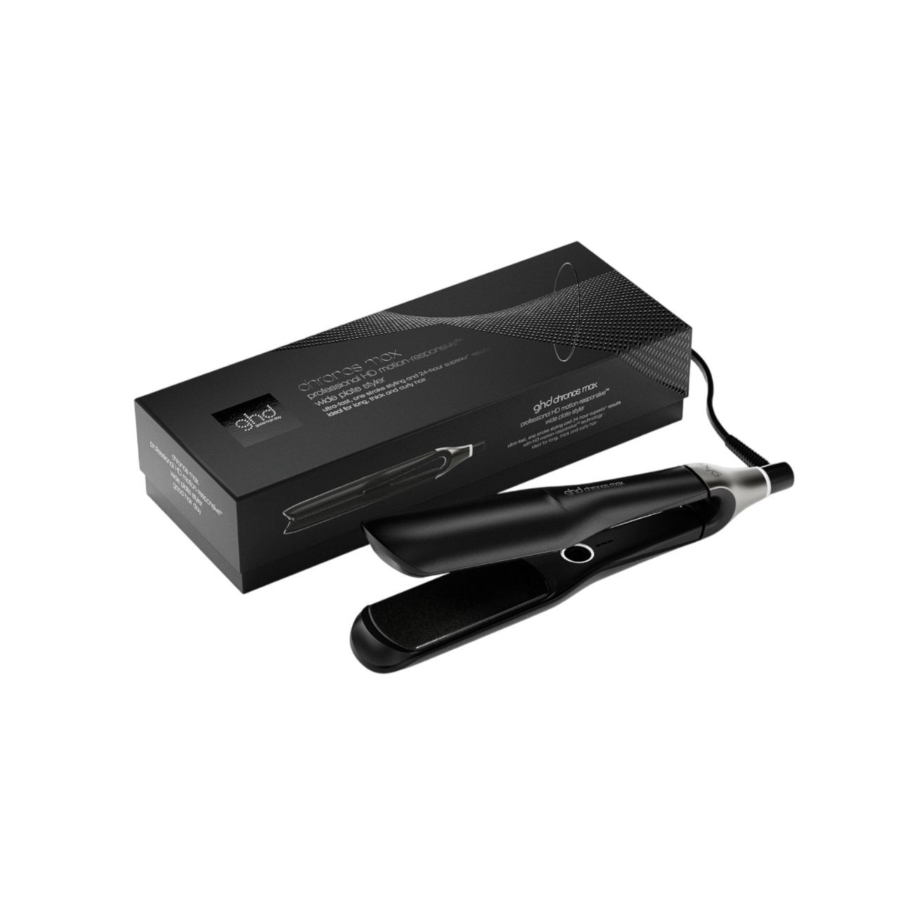 GHD chronos max wide-plate styler - Black