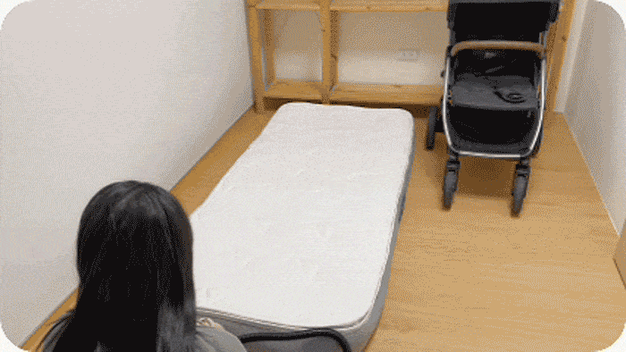 床墊體積小示意