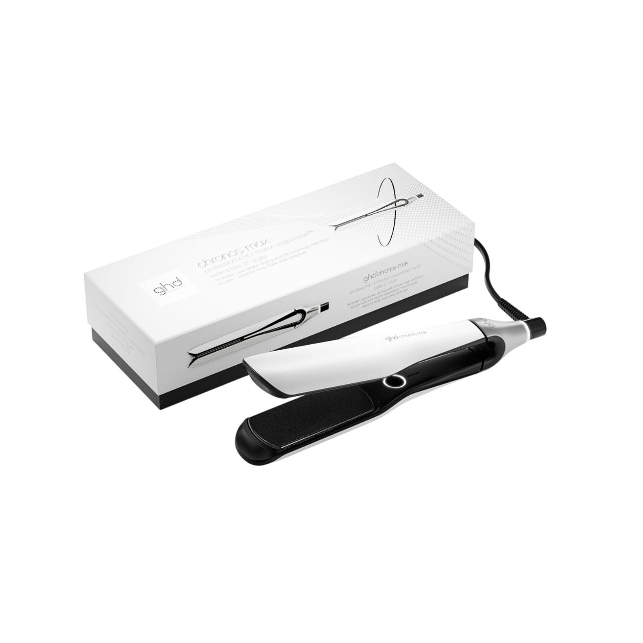 GHD chronos max wide-plate styler - White