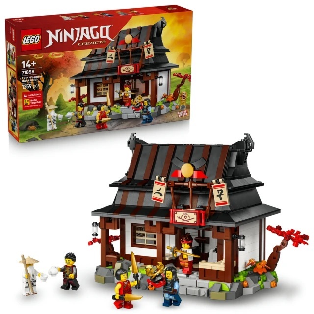 【玩具研究中心】LEGO 樂高 旋風忍者 四武鐵匠舖 15 週年紀念版 71858