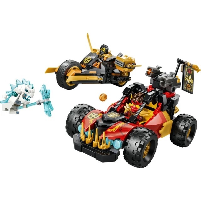 【玩具研究中心】LEGO 樂高 旋風忍者 赤地和阿剛的合體戰車 71864