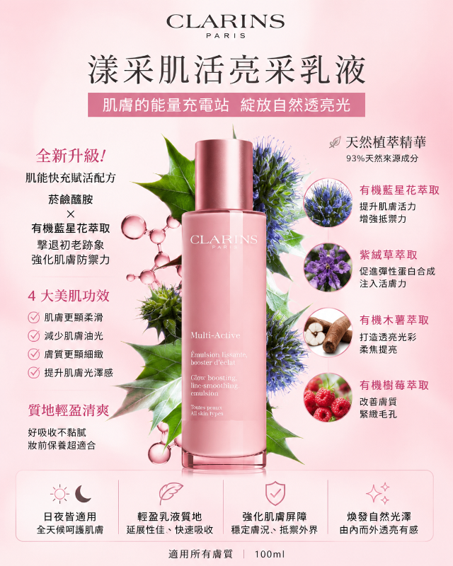CLARINS 新一代漾采肌活美肌乳液 10ml *五支