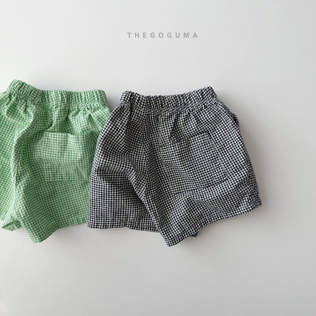 韓國🇰🇷THEGOGUMA 細格紋短褲(XS-XL/JS-JL)