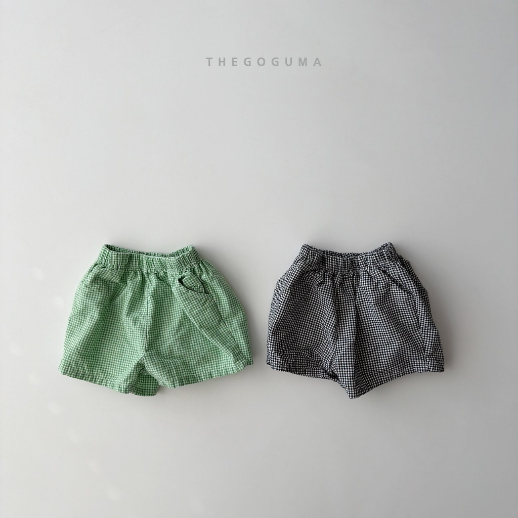 韓國🇰🇷THEGOGUMA 細格紋短褲(XS-XL/JS-JL)