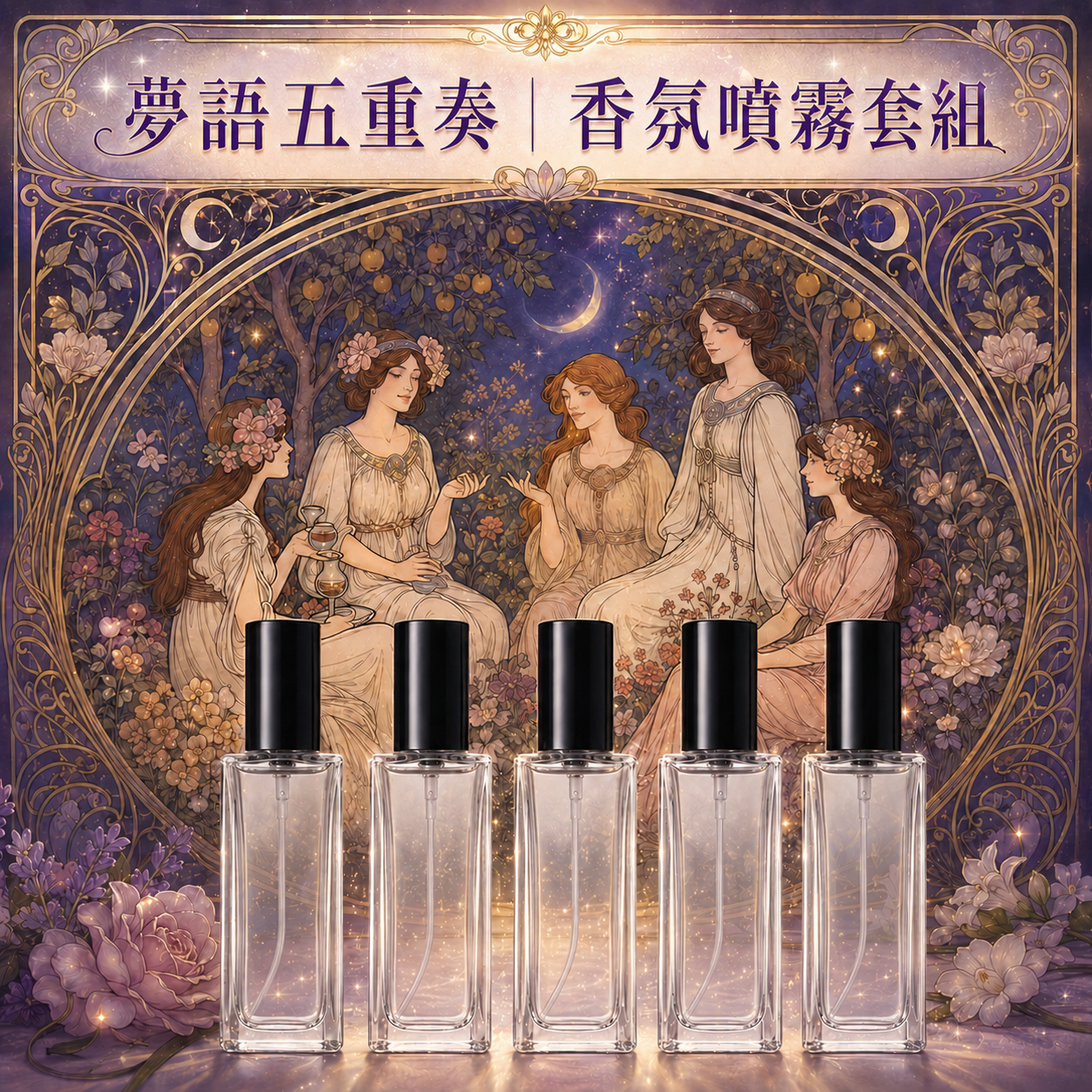 夢語五重奏｜香氛噴霧套組5入
