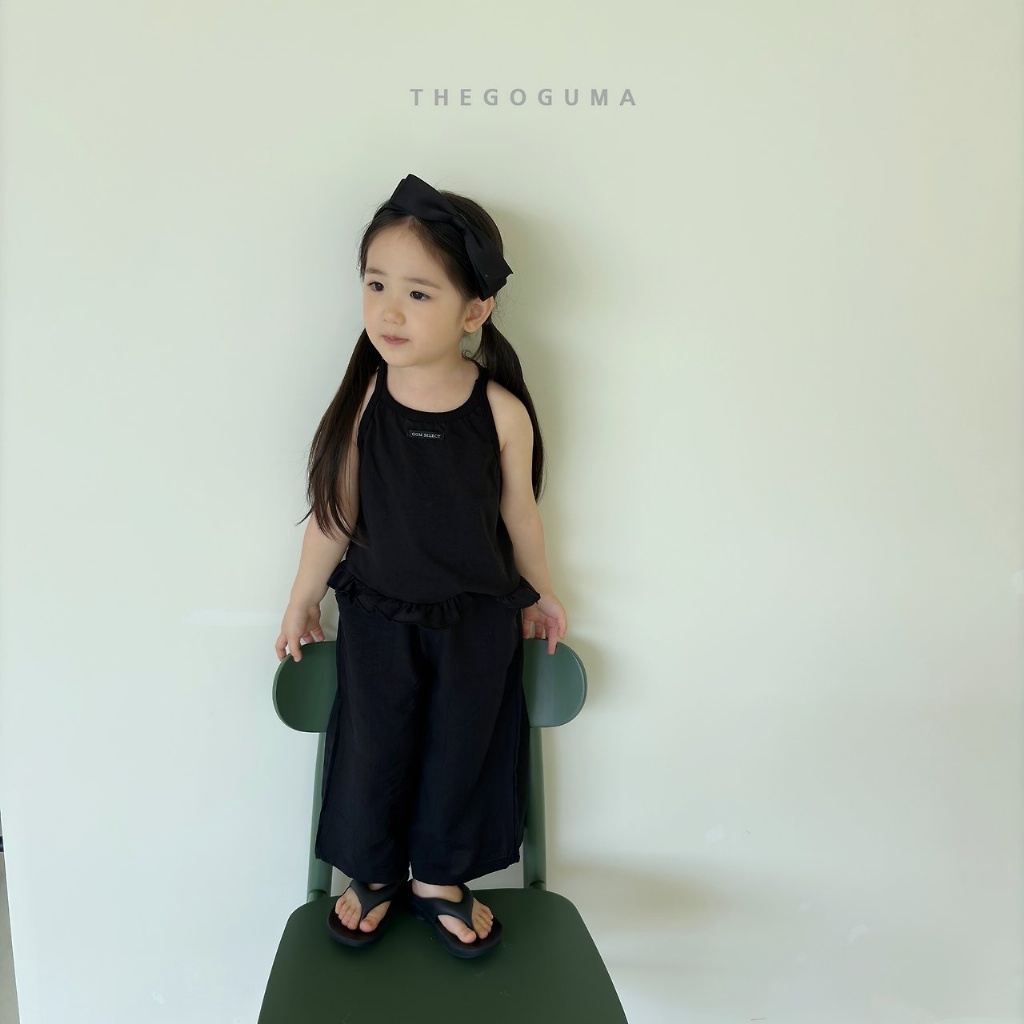 韓國🇰🇷THEGOGUMA 甜美荷葉無袖上衣(XS-XL/JS-JL)