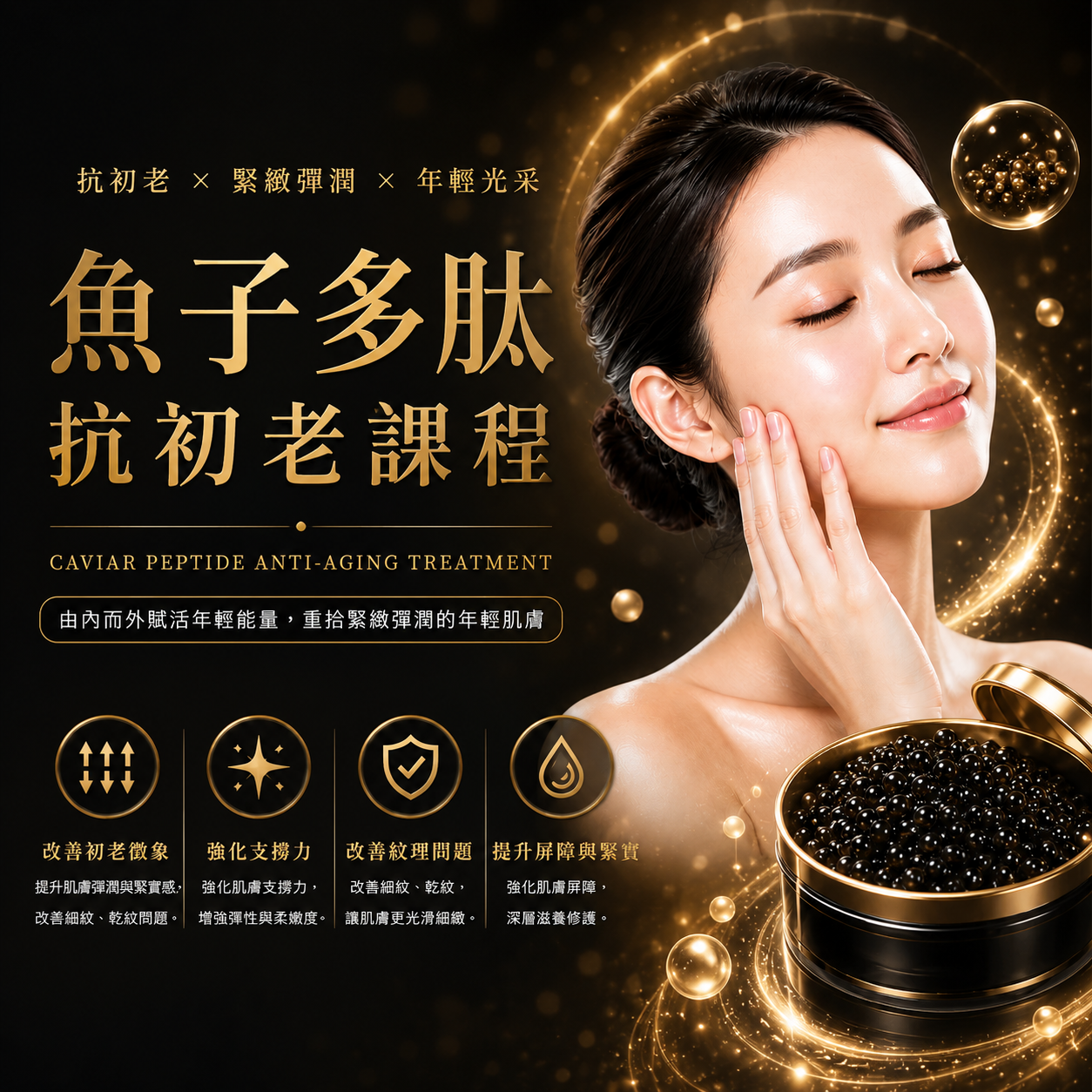 魚子多肽抗初老課程