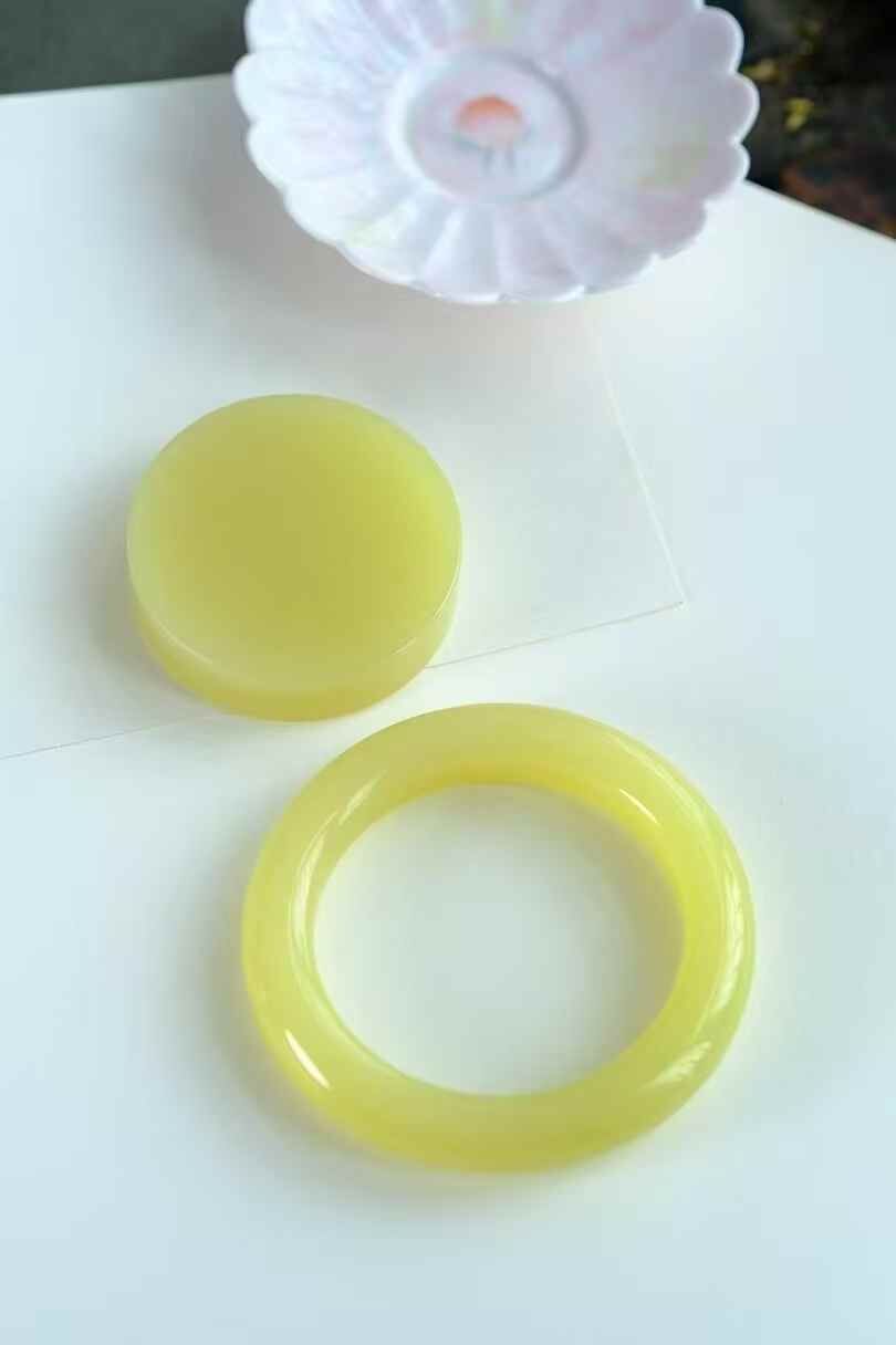 和田玉黃玉套裝,天然和田玉軟玉