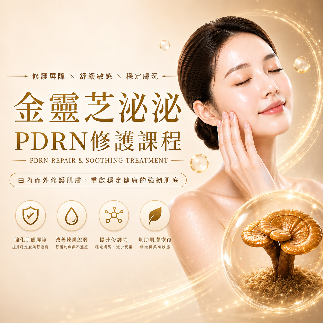 金靈芝泌泌—PDRN修護課程