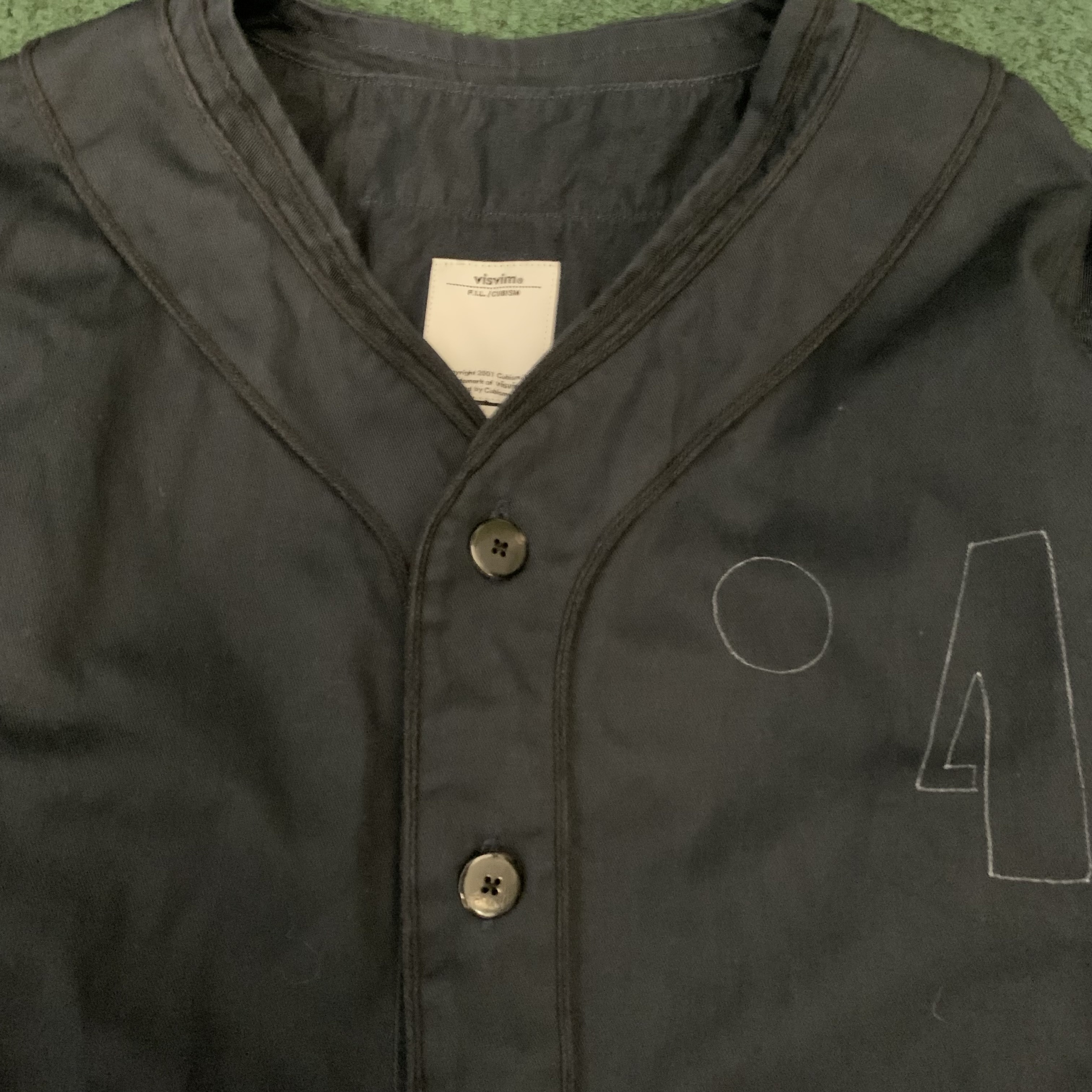 VISVIM DUGOUT SHIRT L/S (( USED A )) 中古美品 - NAVY SIZE 3 IN STOCK NOW (現貨發售中)