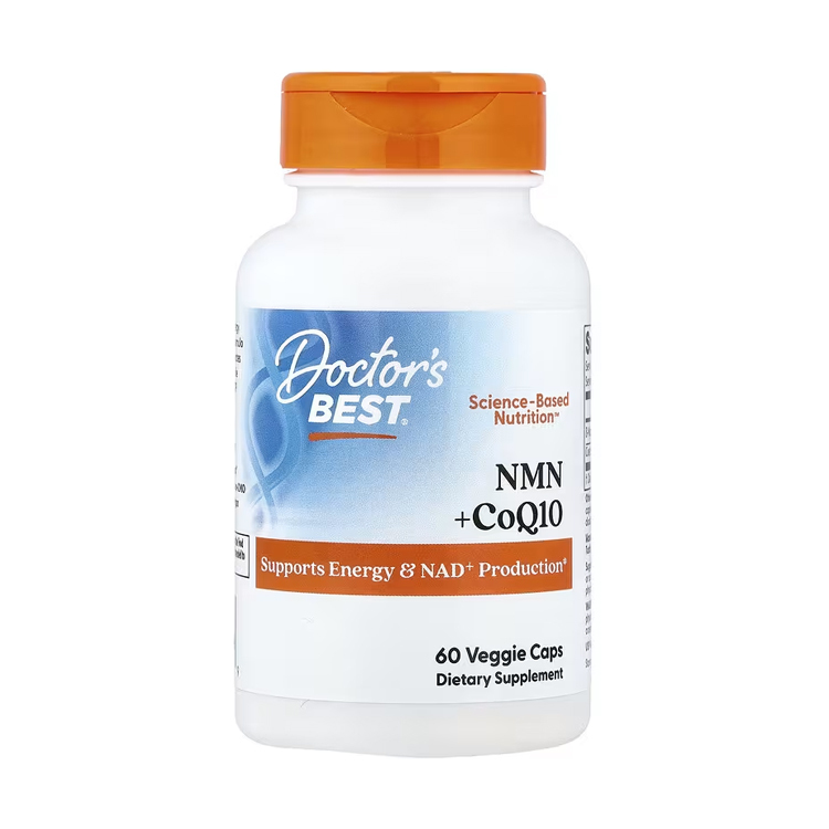 美國Doctor's Best, NMN 150毫克+ Coq 10 ,100毫克(抗老逆齡), 60粒膠囊