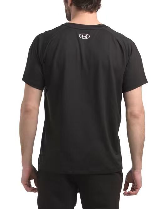【預購】UNDER ARMOUR H060208 經典標誌運動短袖上衣（黑色）