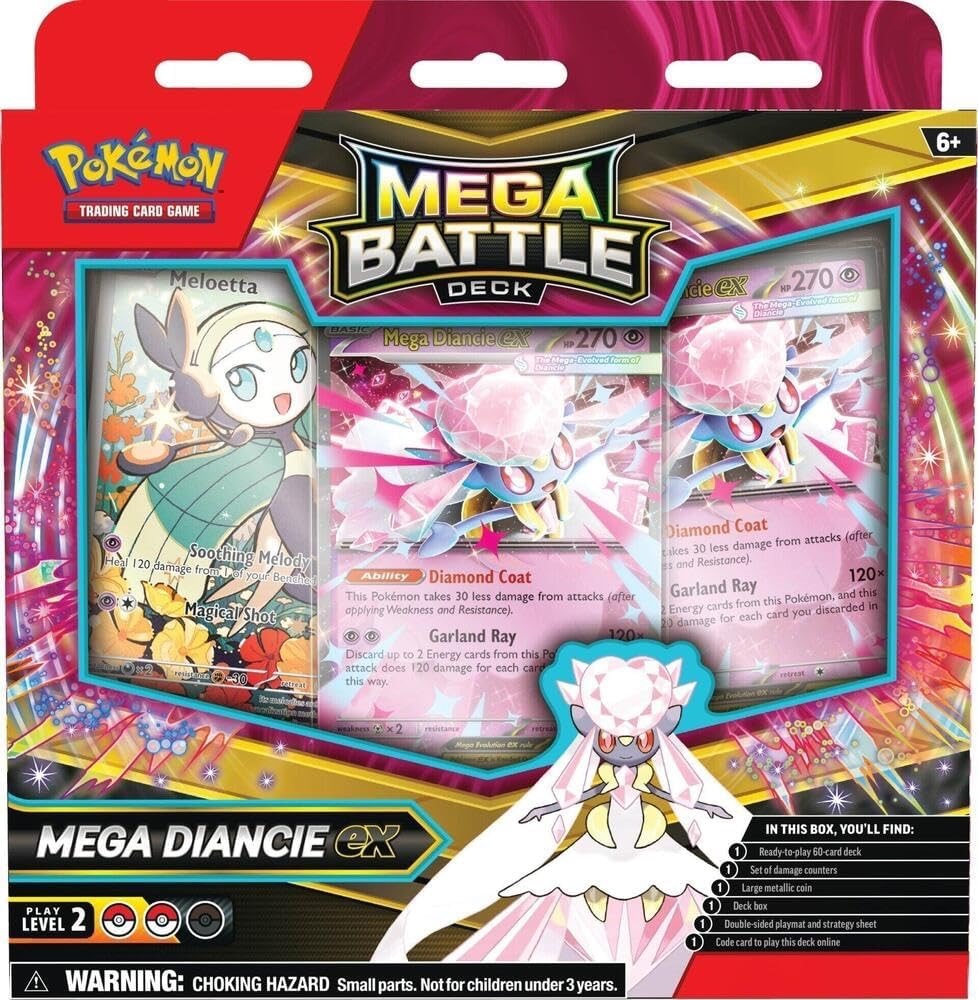 Pokemon 精靈寶可夢 集換式卡牌遊戲 Mega Battle Deck (Mega Diancie ex)