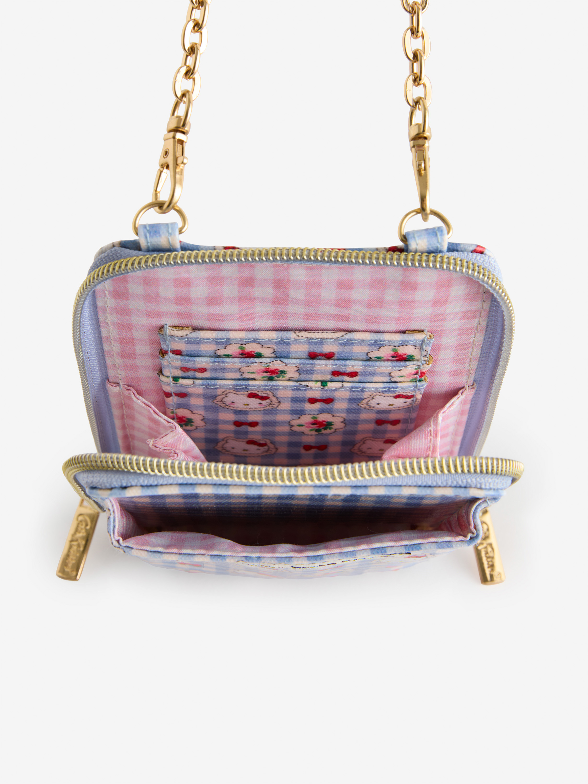 Cath Kidston × Hello Kitty 多功能斜背小包  (Hello Kitty Gingham Provence)
