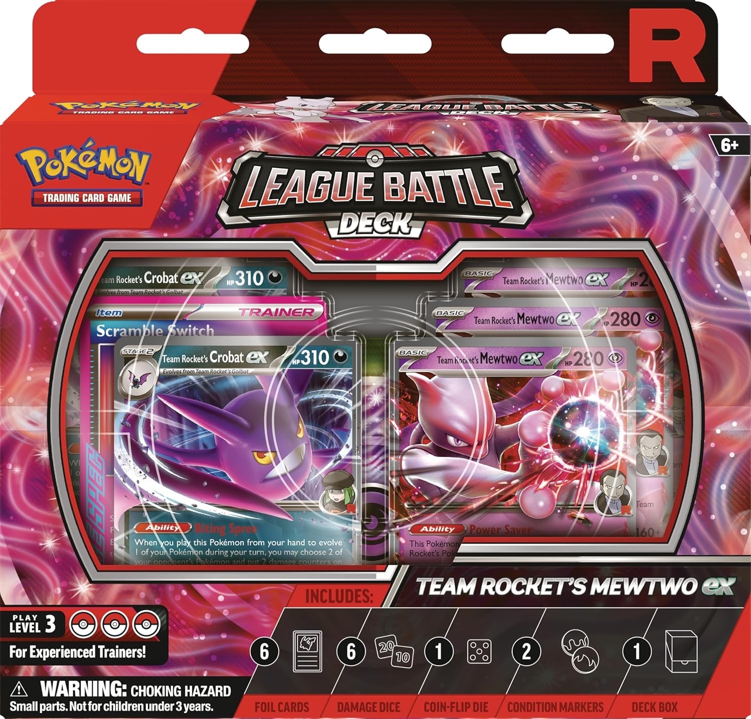 Pokemon 精靈寶可夢 TCG: Team Rocket's Mewtwo 前聯盟戰鬥甲板 Deck