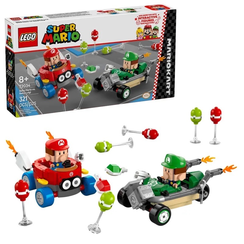 【玩具研究中心】LEGO 樂高 任天堂 超級瑪利歐 瑪利歐寶寶vs路易吉寶寶 72034