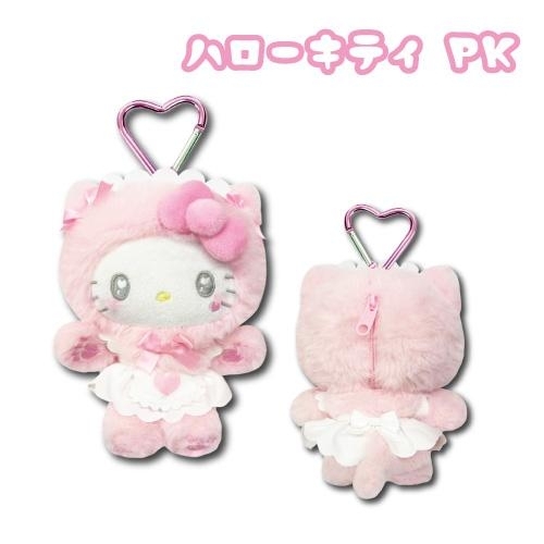 日本 Sanrio Hello Kitty 貓貓女僕造型 公仔包包匙扣