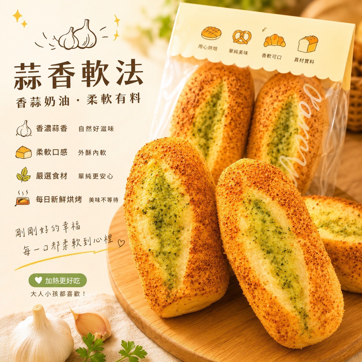 (團購)帕馬森蒜香軟法(06/30到貨)