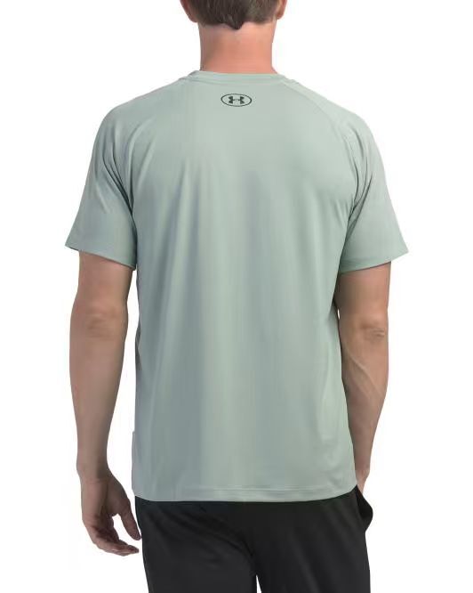 【預購】UNDER ARMOUR H060211 山岳印花短袖上衣（灰綠色）