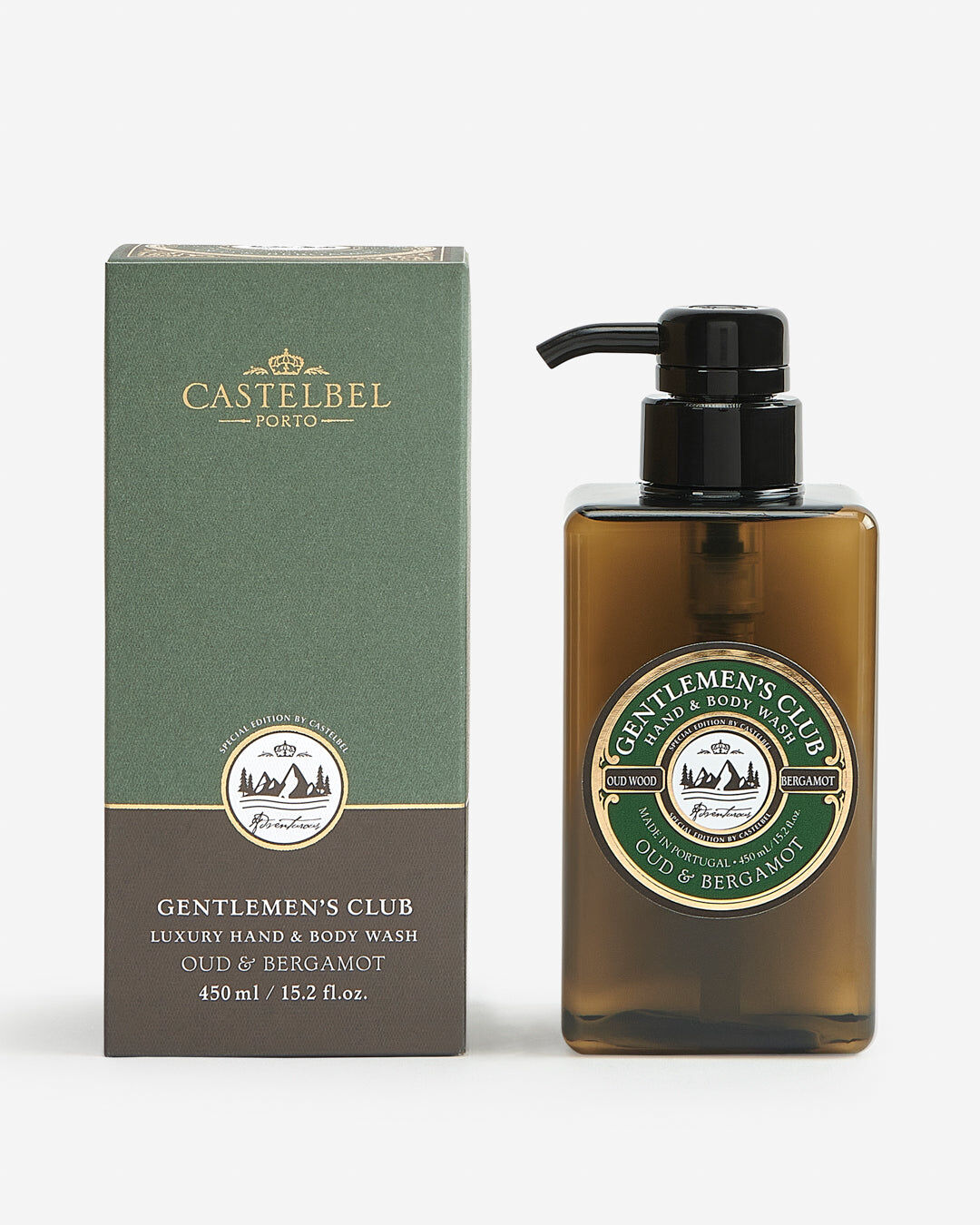 Castelbel Gentlemen's Club - Oud & Bergamot Hand & Body Wash (450ml)