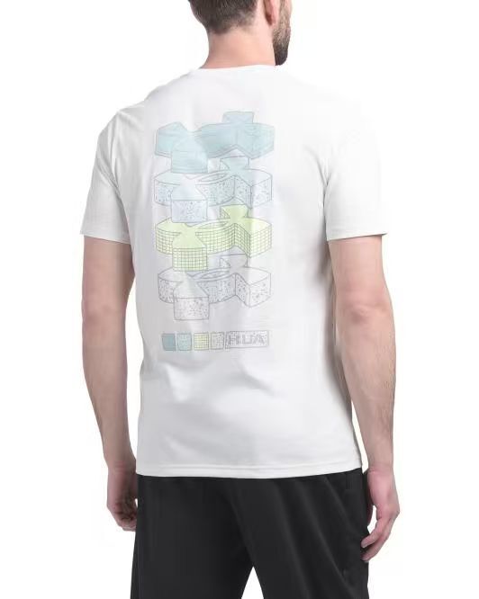 【預購】UNDER ARMOUR H060216 幾何圖騰短袖上衣（白色）