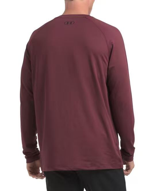 【預購】UNDER ARMOUR H060217 印花長袖上衣（酒紅色）