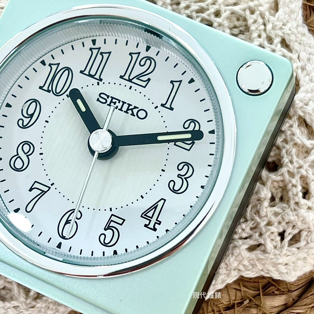 【SEIKO 精工】日本精工 嗶嗶聲 靜音 貪睡鬧鐘 QHE197M 6.6cm 現代鐘錶