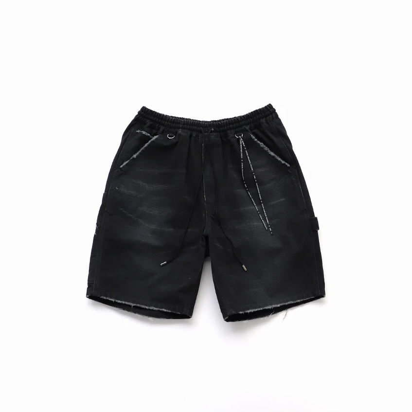 MASTERMIND WORLD MMW REGULAR FIT DUCK PAINTER SHORTS 畫家短褲 雙骷髏-MW26SE1-PA018