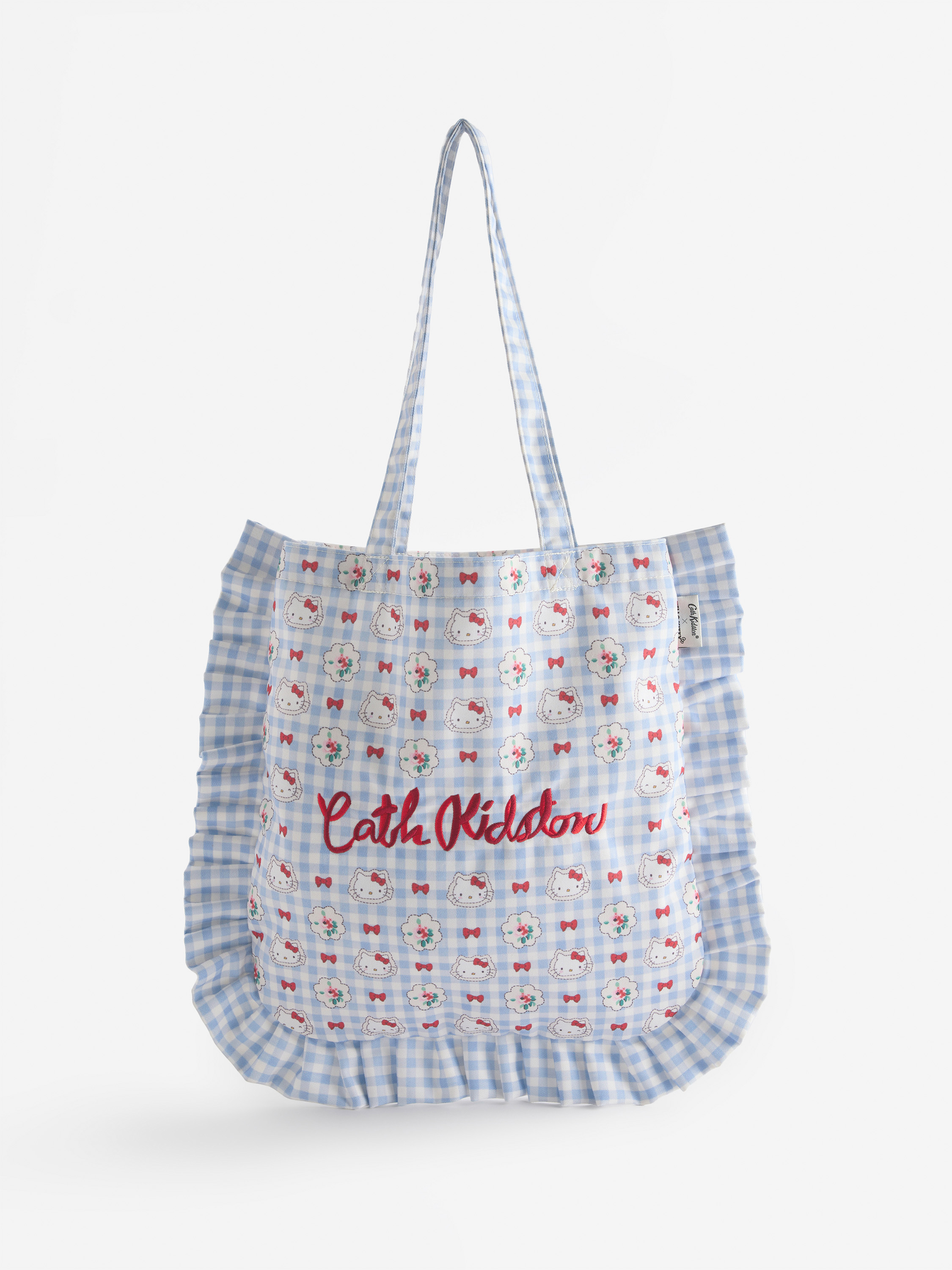 Cath Kidston × Hello Kitty 荷葉邊托特包  (Hello Kitty Gingham Provence)
